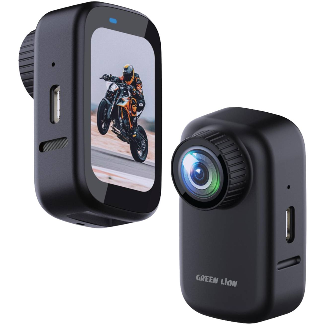 مینی دوربین اکشن ثبت وقایع فورکی همراه با سه پایه گرین لاین GNMIACM20BK