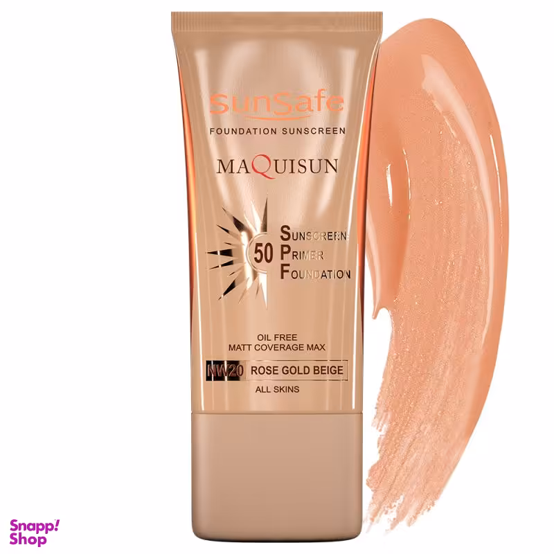 ضد آفتاب رنگی و پرایمری سان سیف (SunSafe) مدل Maquisun شماره NW20