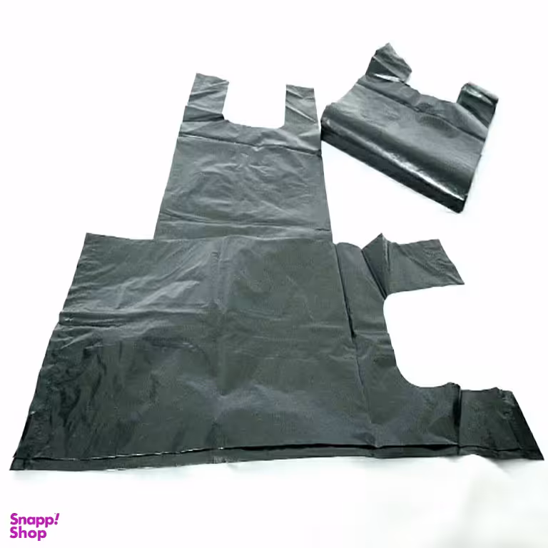نایلون مشکی دسته دار کد 4555 بسته 2 کیلویی