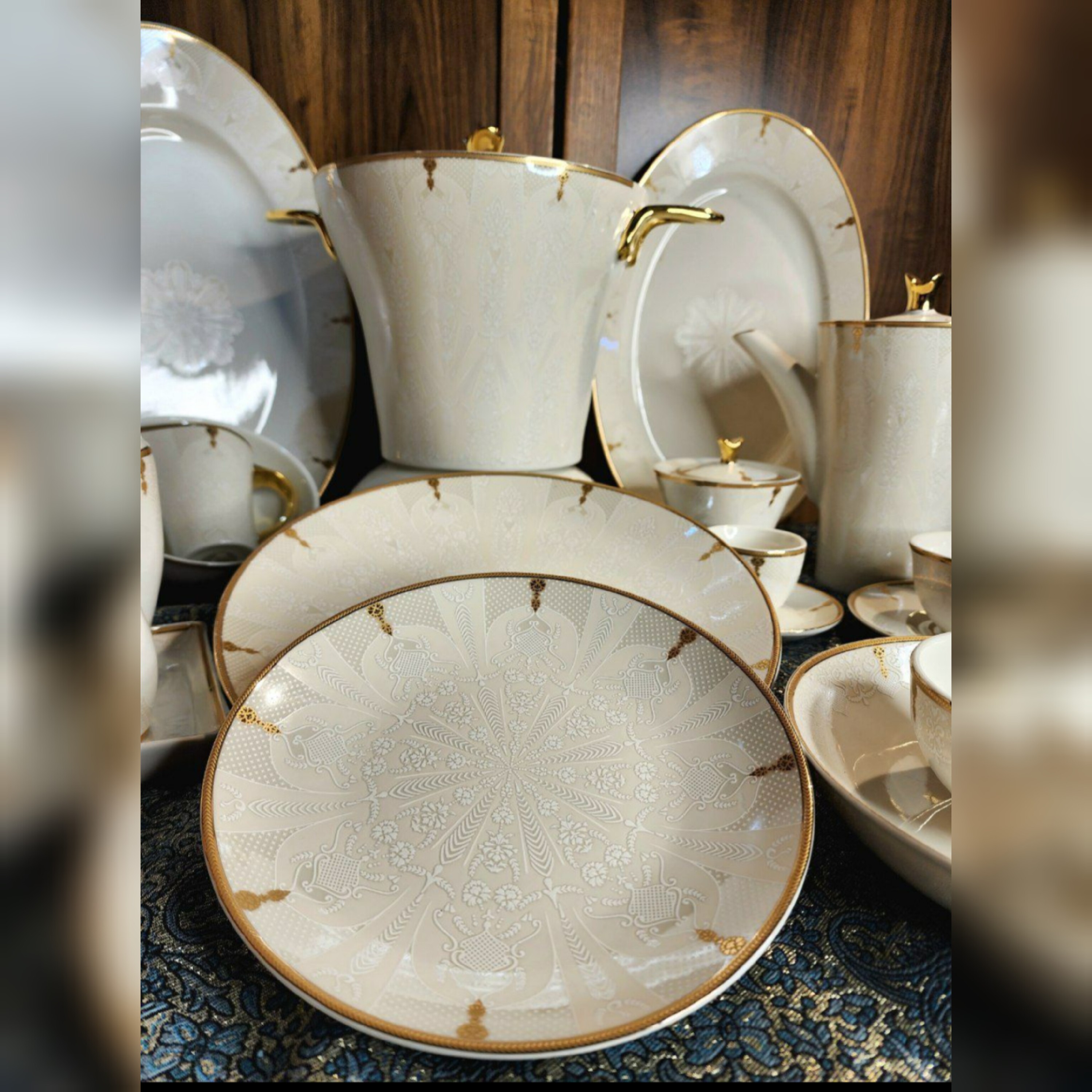 سرویس چینی 6 نفره 30 پارچه طرح ایزابل نیوبن کد 7004