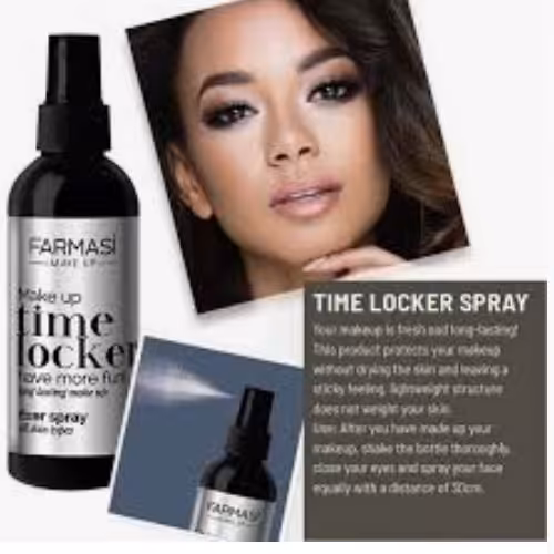 اسپری تثبیت کننده آرایش فارماسی مدل time locker حجم 115 میلی لیتر
