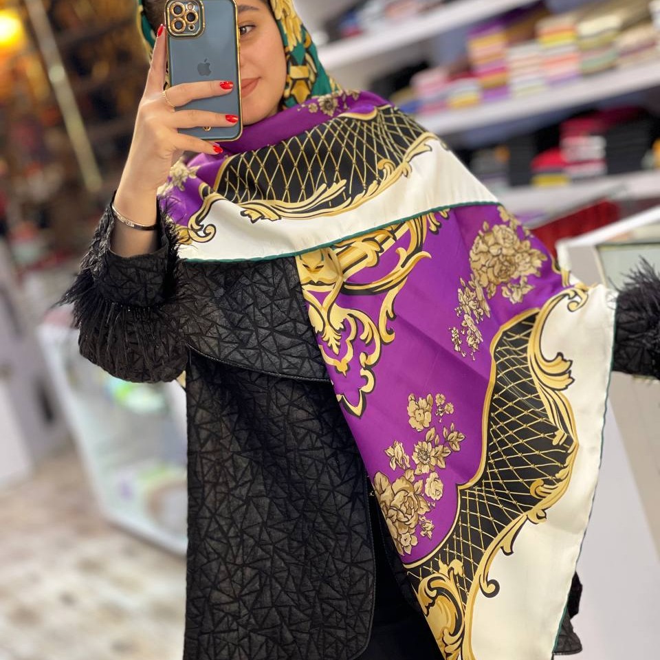 روسری مارک دار دست دوز