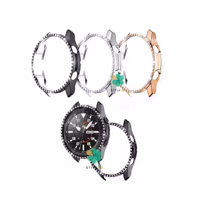 کاور ساعت سامسونگ Samsung Galaxy Watch 3 45mm مدل نگین دار
