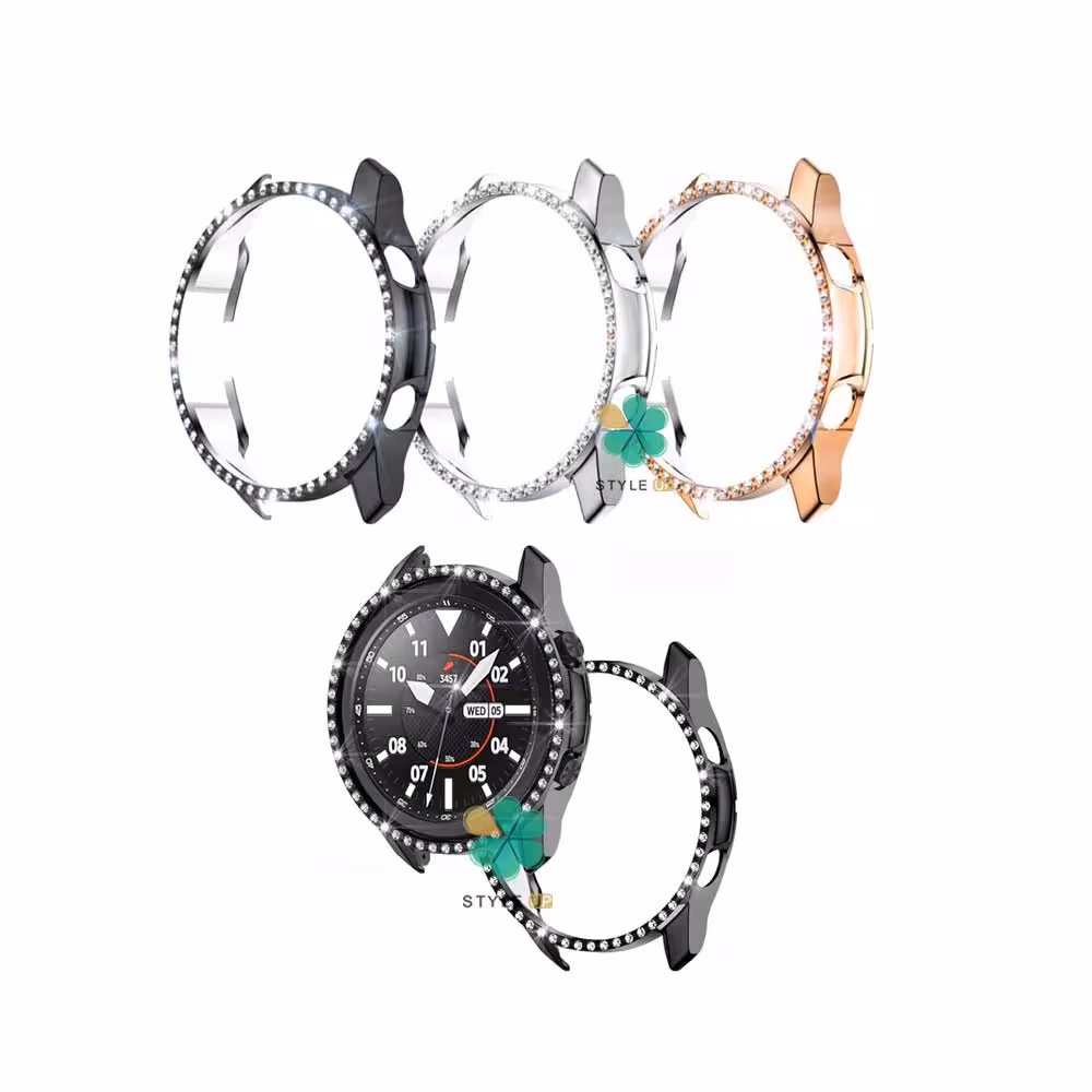 کاور ساعت سامسونگ Samsung Galaxy Watch 3 45mm مدل نگین دار