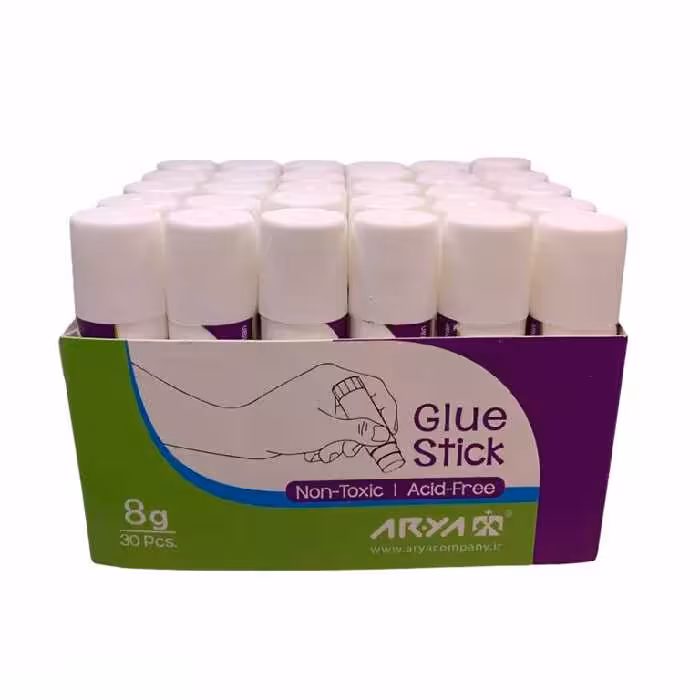 چسب ماتیکی آریا کد 8004 بسته 30 عددی