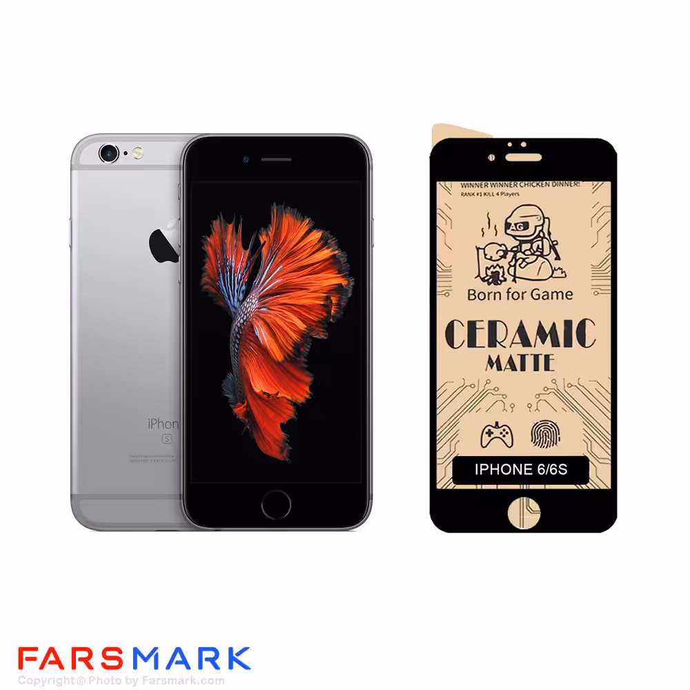 گلس سرامیکی مات گوشی آیفون Apple iPhone 6s