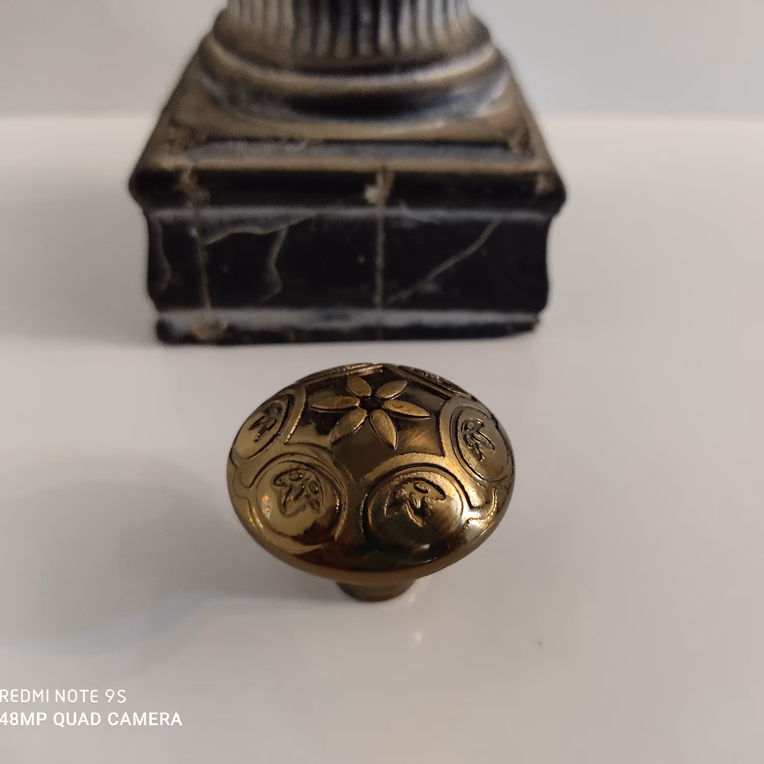 دستگیره تک پیچ طرح ستاره زیتونی براق الکتروفورتیک رنگ‌ثابت