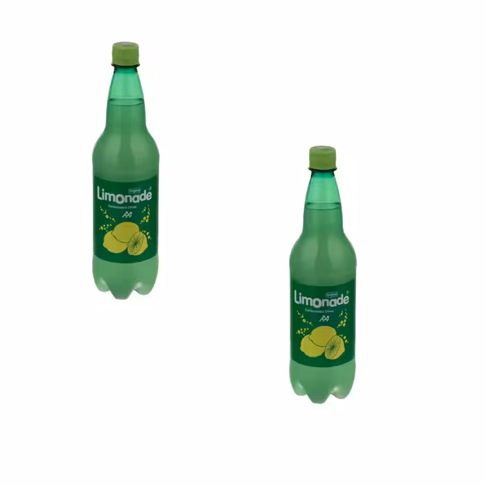 نوشابه لیموناد گازدار زمزم - 1 لیتر بسته 2 عددی