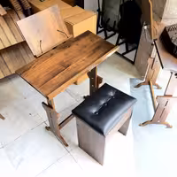 میز سنتور قابل تنظیم ارتفاع و شیب همراه صندلی 