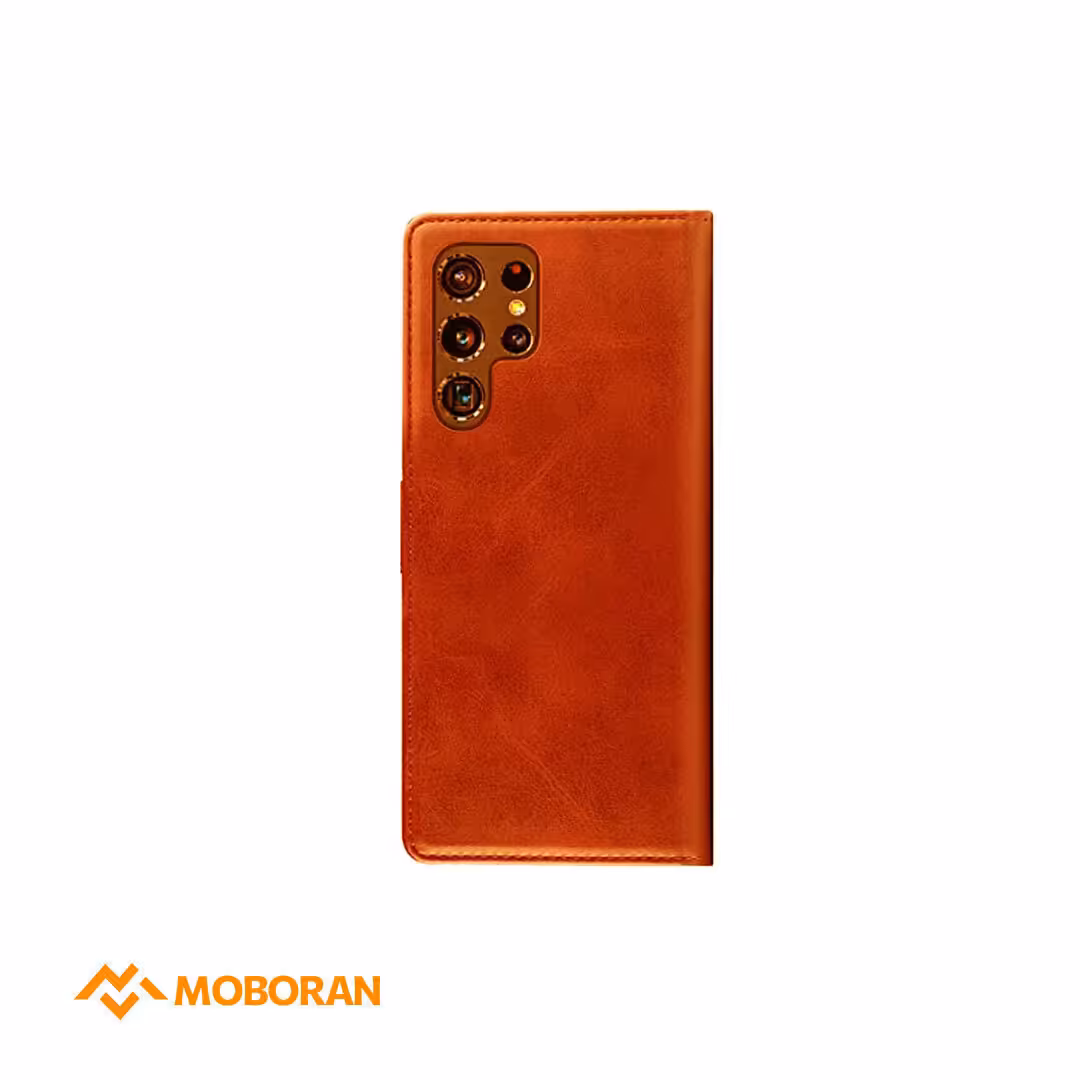 کیف کلاسوری چرمی مدل مناسب برای گوشی موبایل سامسونگ Galaxy S22 Ultra | موبوران