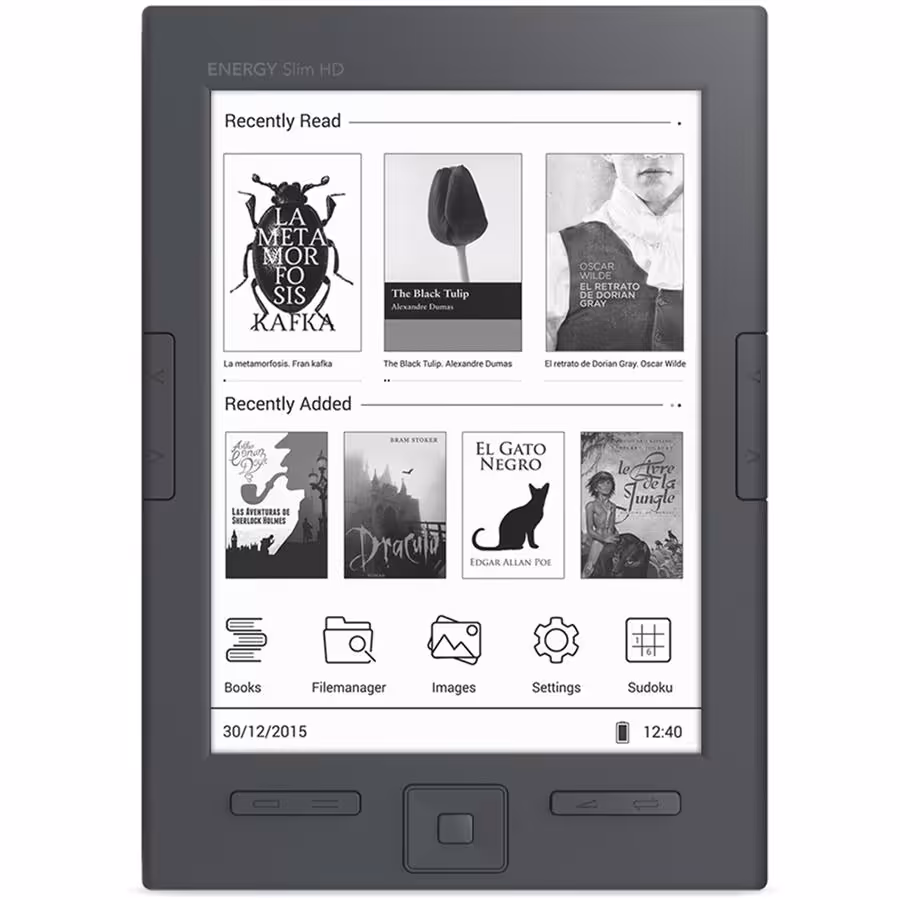 کتاب‌ خوان انرژی‌ سیستم مدل انرژی ریدر اسلیم اچ دی با ظرفیت 8 گیگابایت