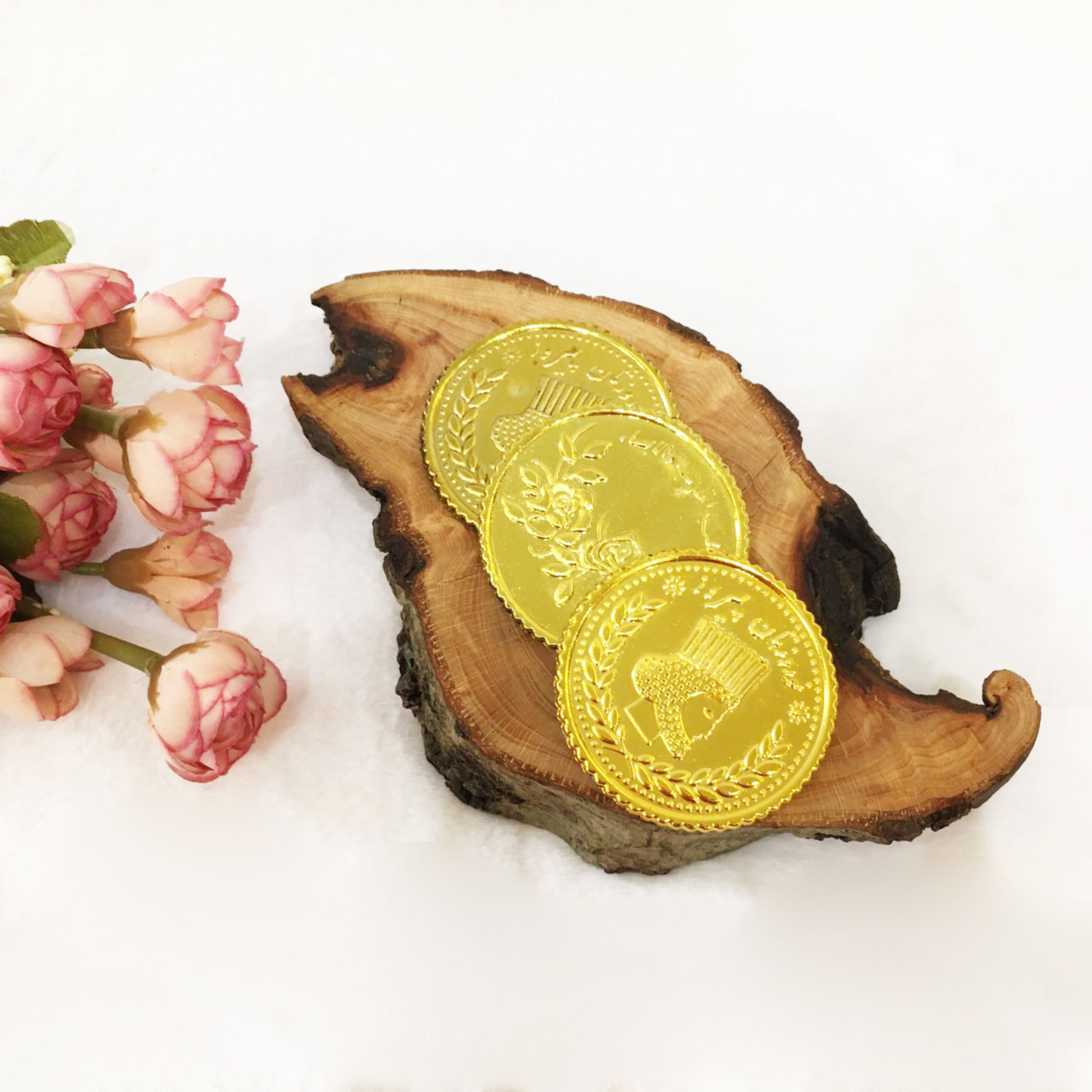 سکه هفت سین مدل هخامنشی رنگ طلایی بسته 6 عددی