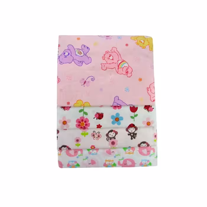 خشک کن 4 عددی کارترز carters طرح خرس و گل صورتی