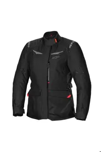 کاپشن موتورسوار مشکی زنانه استلا ST 1 WP از کت موتور سیکلت محافظت شده سیاه Alpinestars