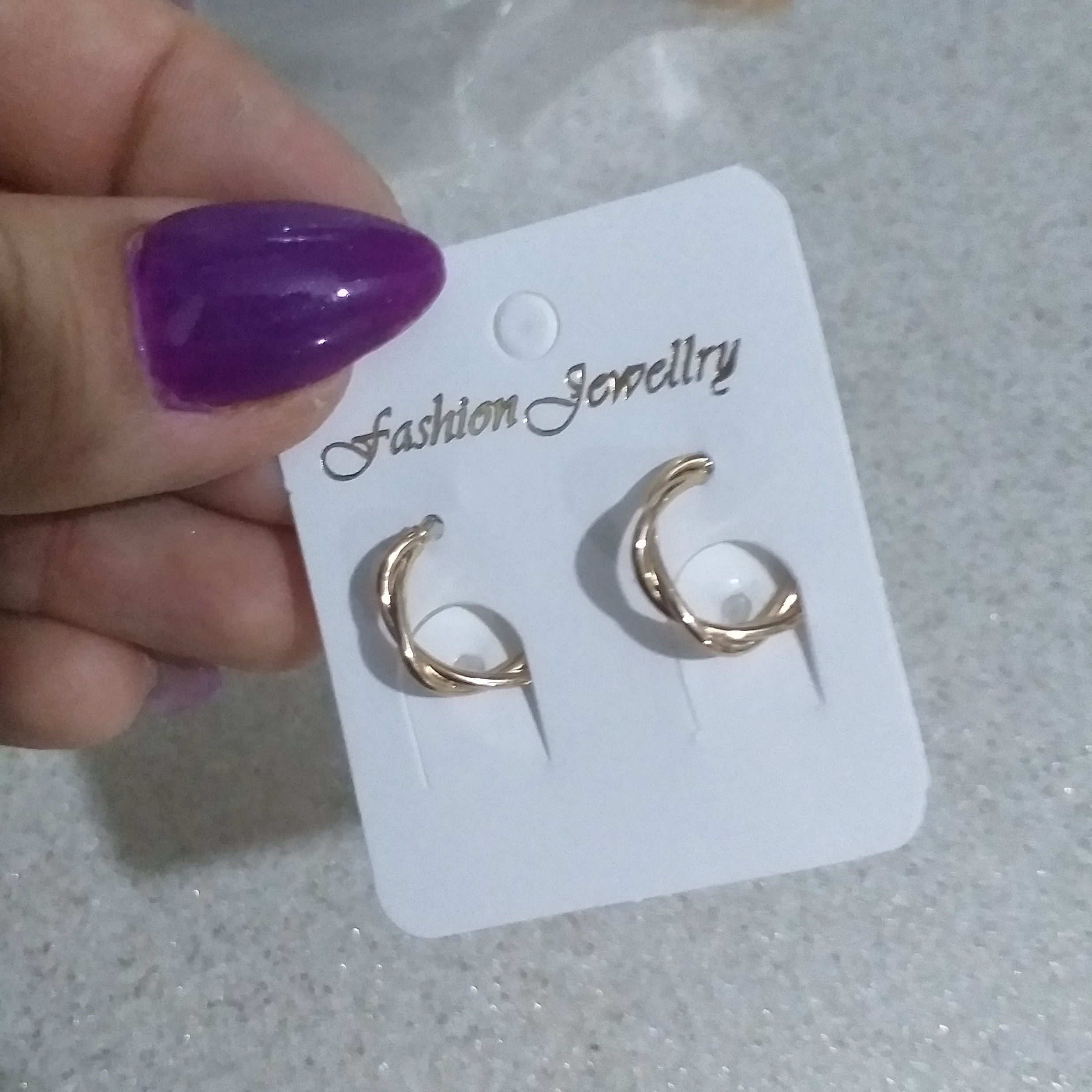 گوشواره حلقه ای طلایی