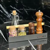 استند فلزی دسته چوبی مدل فیگارو