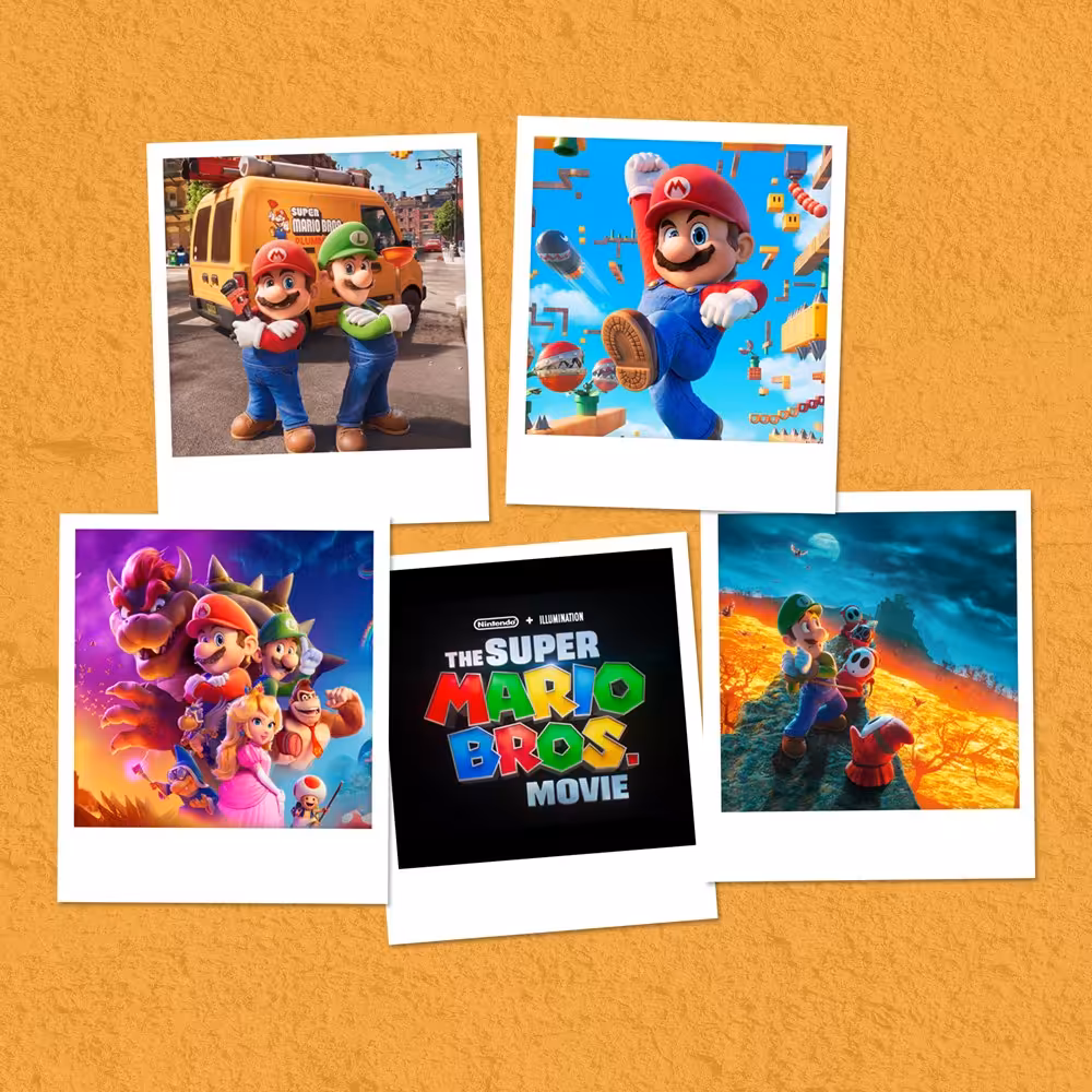 فتوکارت 12 تایی انیمیشن سوپر ماریو