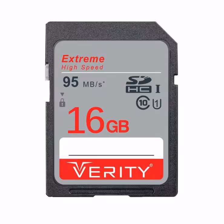 مموری دوربین کارت حافظه SDHC وریتی 633X ظرفیت 16 گیگابایت