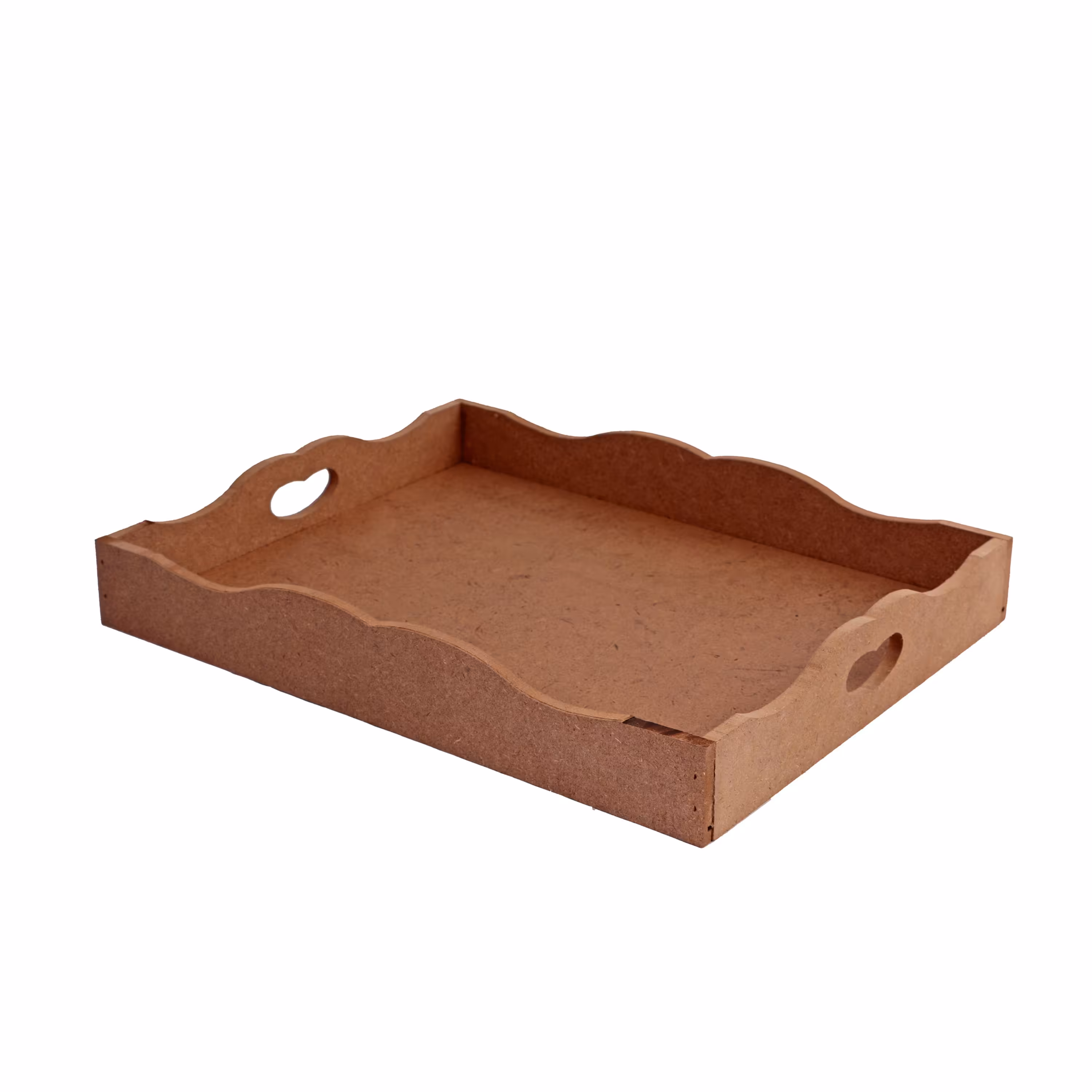 سینی چوبی مدل دالبر دسته قلبی  20در 25