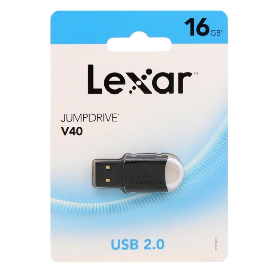 فلش مموری USB 2.0 لکسار مدل V40 ظرفیت 16 گیگابایت