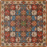 سرویس کامل رومیزی ترمه 5 تکه طرح  امپراطور برند ترمه حسینی 