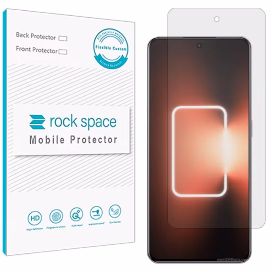 گلس نانو هیدروژل شفاف و ضد ضربه گوشی ریلمی GT3 برند راک اسپیس     