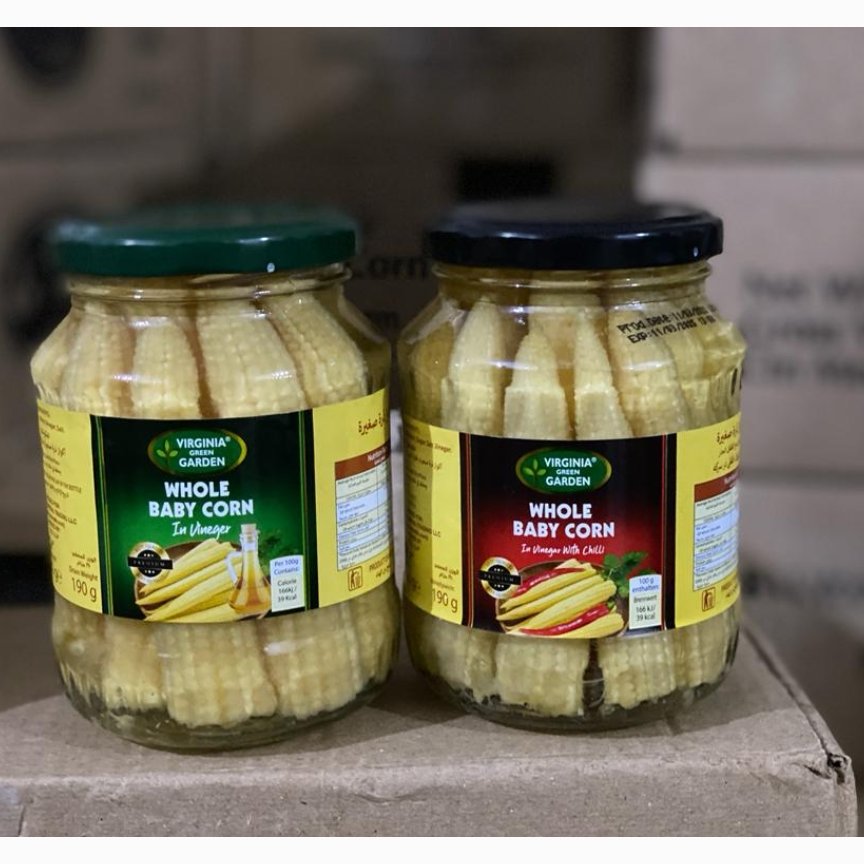 عمده بی بی کورن(ترشی بچه ذرت)سرکه .فلفلی.نمکی12 عددی