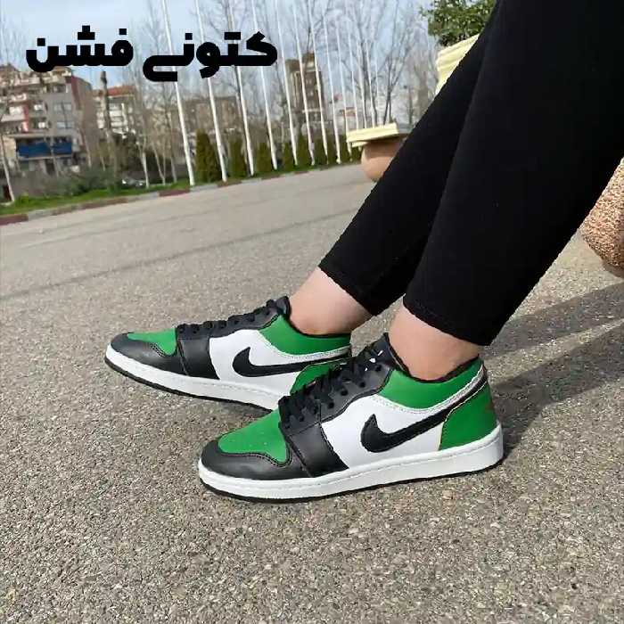 کتونی نایک جردن ساق کوتاه سبز - نایک ایر جردن سبز