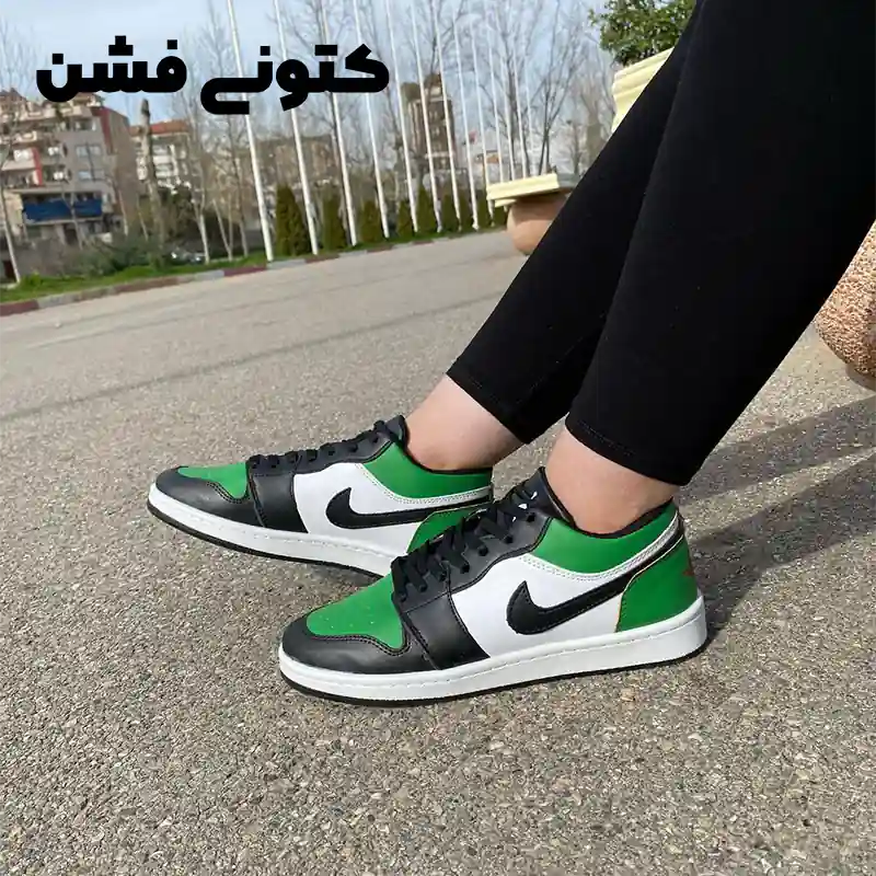 کتونی نایک جردن ساق کوتاه سبز - نایک ایر جردن سبز