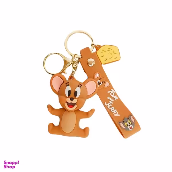 جاکلیدی مدل سیلیکونی طرح موش جری خوشحال کد JIMI110