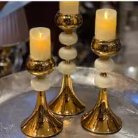 شمعدان سه سایز چرخی