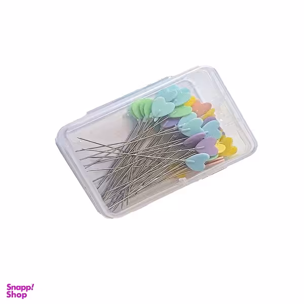 سوزن ته گرد طرح قلب بسته 50 عددی