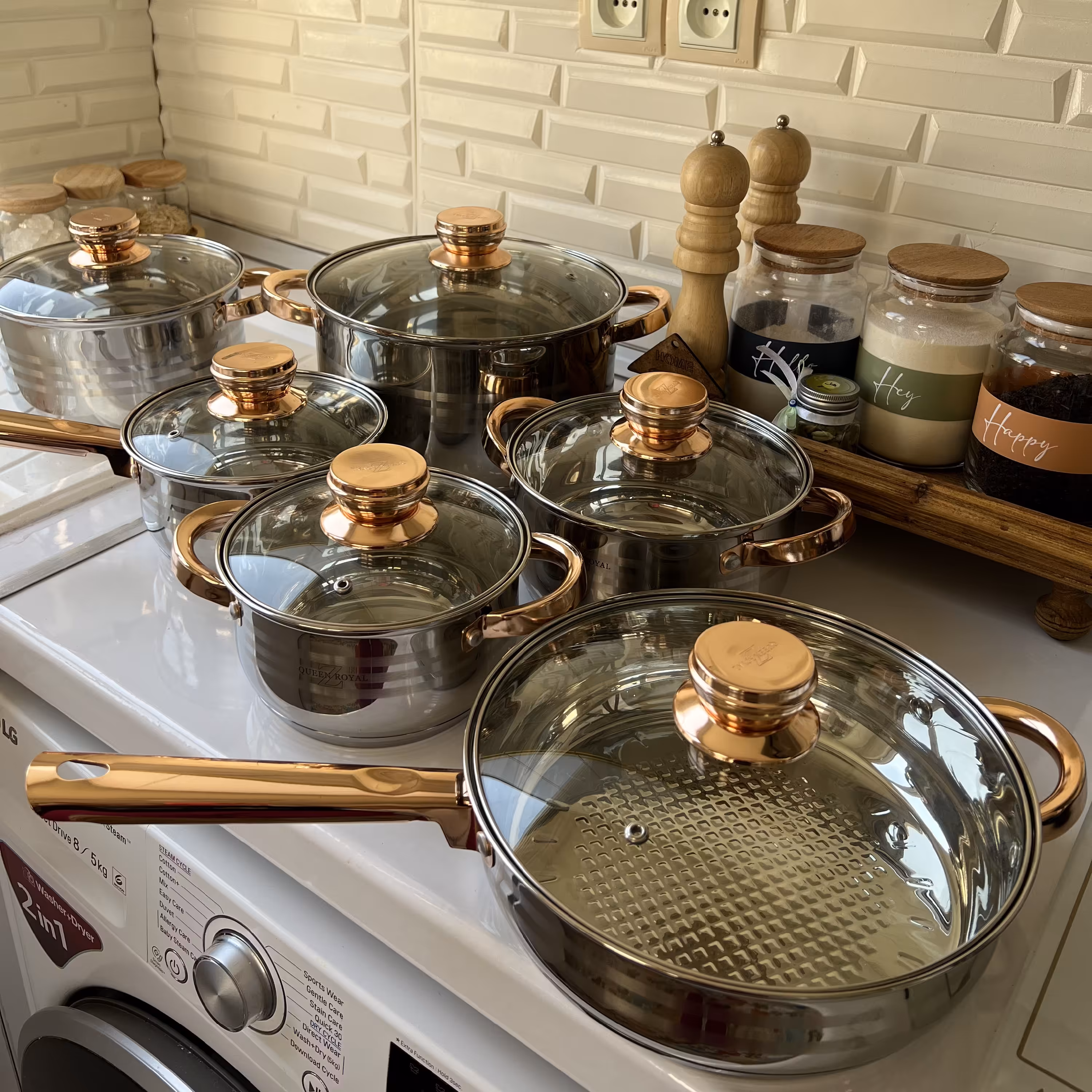 سرویس قابلمه استیل رویال