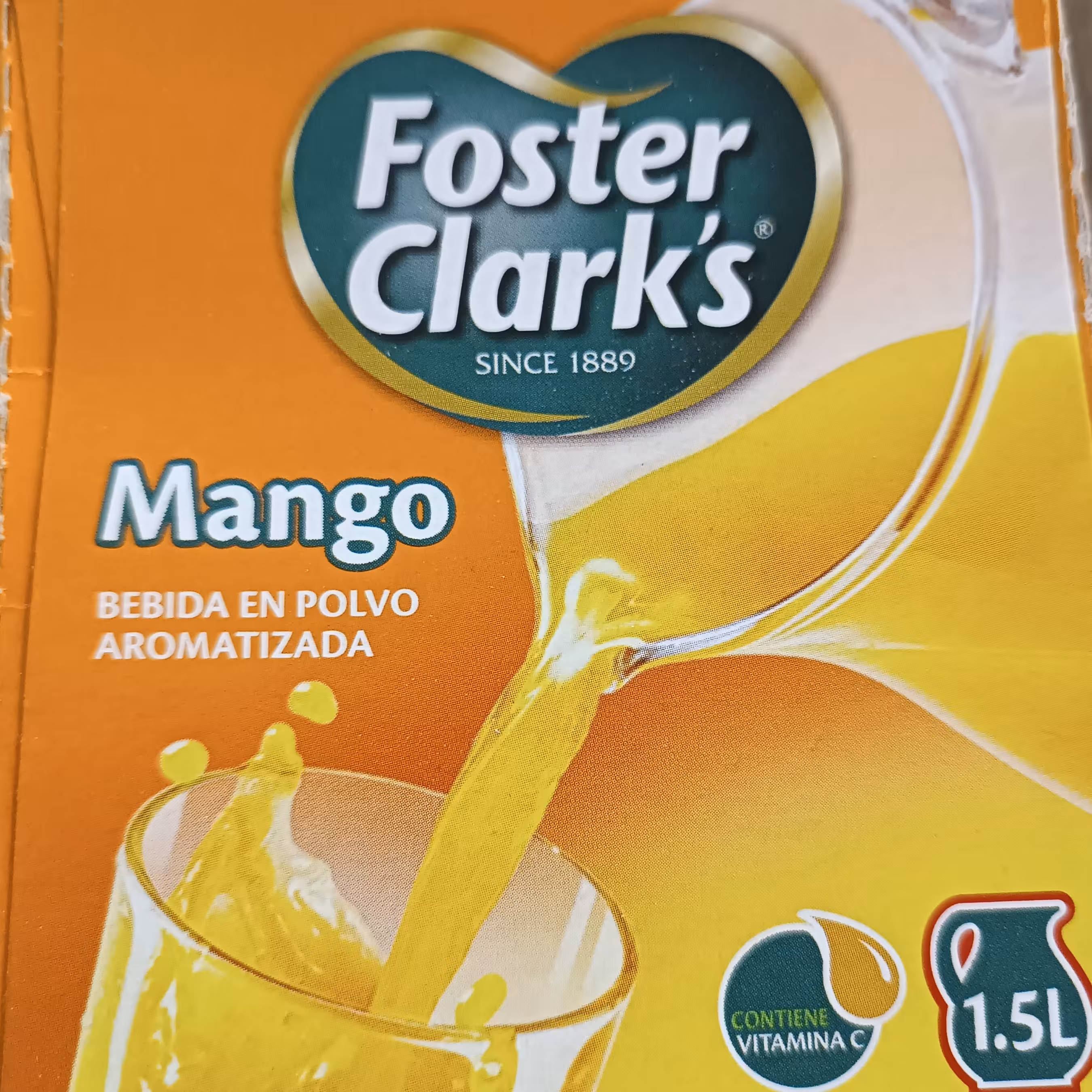 پودر شربت ساشه ای فوستر کلارکس طعم انبه(foster clarks)