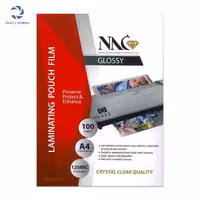 طلق پرس A4 براق 125 میکرون مدل NNC بسته 100 عددی