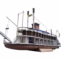 کیت ساخت ماکت مقوایی کشتی بخار