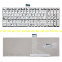 کیبرد لپ تاپ توشیبا Satellite C850 سفید