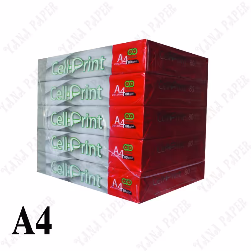 کاغذ A4 سل پرینت وکیوم Cell Print Vacume -  پک 5 بسته ای 500 برگی 80 گرمی