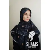 روسری نخی دور دست دوز وارداتی درجه یک خنک تابستانه  طرحدار قواره بزرگ   شمس رنگ سورمه ایی 