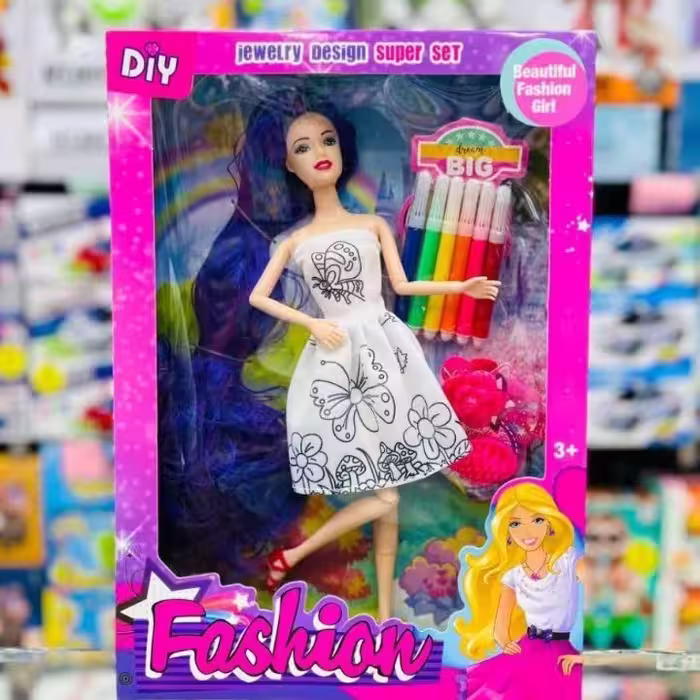 اسباب بازی عروسک باربی مفصلی