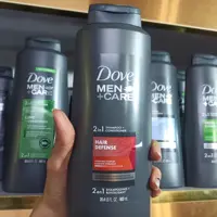 شامپو مردانه داو آمریکایی Dove مدل Hair Defense 2in1 حجم 603 میلی لیتر
