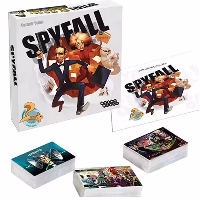 بازی فکری اسپای فال spyfall « بردگیم کارتی رومیزی تخته ای »
