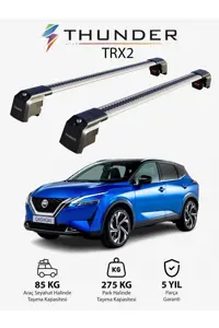 نوار محافظ خودرو خاکستری NISSAN QASHQAI 2021 LATE TRX2 CARRIER قفل شده حامل SEARFALL CAPIN GREY Thunder