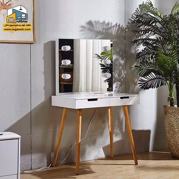 میز آرایش لامپ دار کد DMP112 - فروشگاه سه گامه