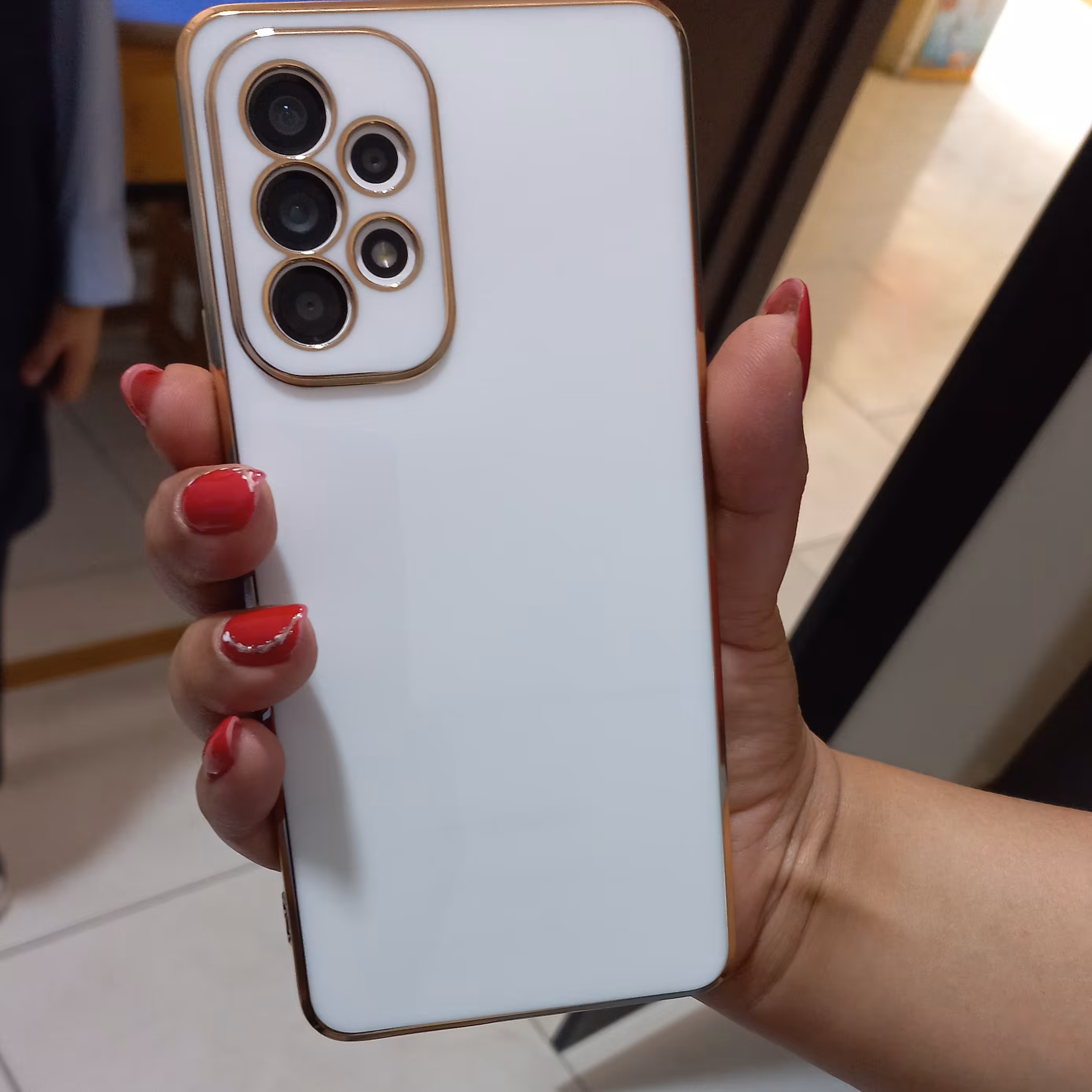 گاردالکتروپلیتینگa53سامسونگ دررنگ های سفید،صورتی،سبز،ابی