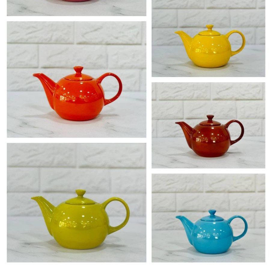 قوری رنگی یک عددی