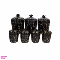 ست جا ادویه 7 پارچه ماگرو مدل ماربل