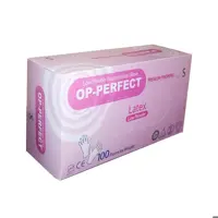 دستکش لاتکس حریر سایز کوچک (small)   100 عددی op-perfect 
