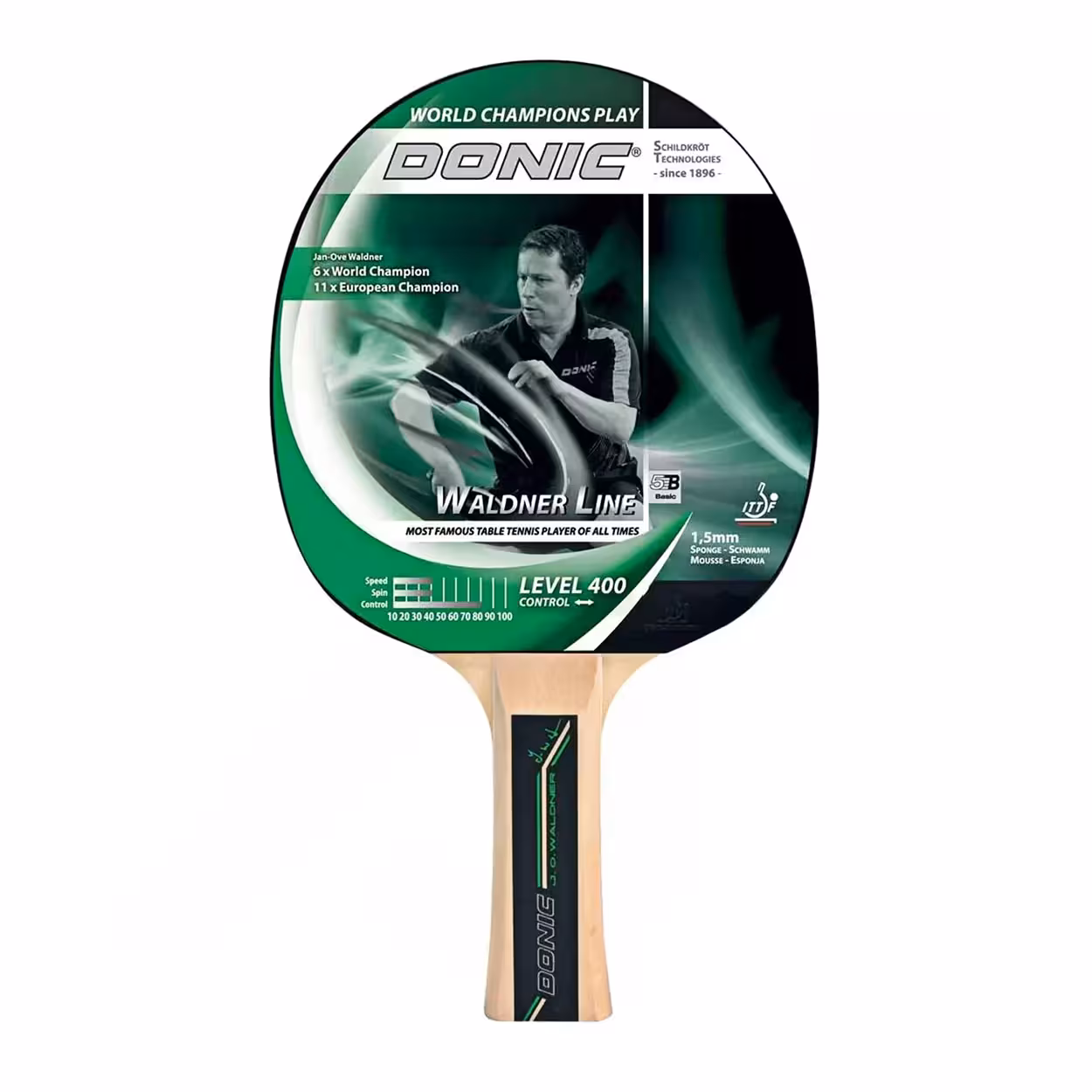 راکت پینگ پنگ دونیک والدنر لاین 400 OLK | دسته FL