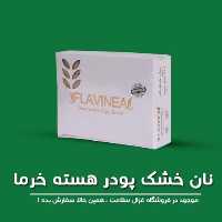 نان خشک حاوی پودر هسته خرما  فلاوینا   250 گرم  (مناسب افراد دیابتی )  